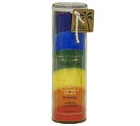 Barattolo Chakra Senza Profumo Rainbow Sri Yantra 7 Colori 16 Oz