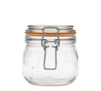 Barattolo con chiusura a molla da 500 ml 'Le Parfait Super Bocal', bocca: chiusura a molla