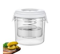 Barattolo con coperchio - Contenitore in ermetico, barattolo riutilizzabile per verdure a fette, snack fermentati, barattoli di muratore a tenuta stagna per alimenti in salamoia