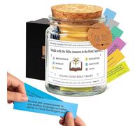 Barattolo con versi biblici, versi della Bibbia in un barattolo, barattolo delle Scritture, regali cristiani per donne, barattolo di speranza, regali biblici, regali cristiani, regalo basato sulla