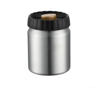 Barattolo Conservazione per caffè 330ml Pulsante Barattolo Conservazione(silver)