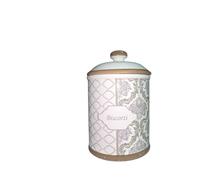 Barattolo Contenitore Biscottiera in Ceramica Arabesque