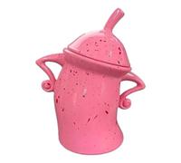 Barattolo contenitore con coperchio, divertente per conservare tè, caffè e | Simpatico barattolo per alimenti con coperchio e design ergonomico, ideale per tè, caffè e zucchero; un divertente