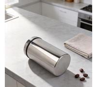 Barattolo Cucina Acciaio Coperchio per trasparente Barattolo(1500ml) | Acciaio per robusto, per coperchio per trasparente, guarnizione silicone, per ideale per caffè, zucchero, tè