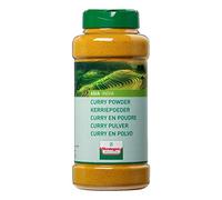 Barattolo da 500 grammi di curry in polvere.