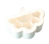 Barattolo da cucina con coperchio trasparente e manico, 6 griglie e 6 cucchiai, set di condimenti per cucinare sale, zucchero, pepe, condimenti, barattoli da cucina e organizer