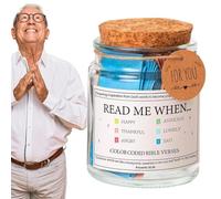 Barattolo della Bibbia, Barattolo della Bibbia - spot creativo e colorato della Bibbia | Messaggio ispiratore in mini bottiglia | arredamento cristiano, regali di fede, scherzi di preghiera