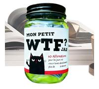 Barattolo di affermazione - 60 divertenti note di ispirazione quotidiana, barattolo di gratitudine per alleviare lo stress | Barattoli con messaggi edificanti per casa, ufficio, famiglia di s