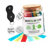 Barattolo di affermazione positiva, utile per 90 messaggi, per donne,