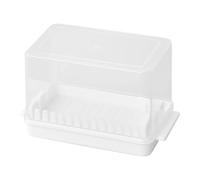 Barattolo di burro 16,5 cm Contenitore di burro, contenitore di burro, contenitore di formaggio con capiente contenitore di taglio, rimovibili, materiale PP, per cucine domestiche, pic-nic,