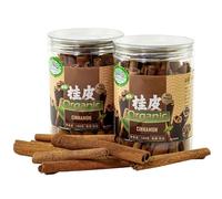 Barattolo di Cannella Piatta da 11,3 Oz (320g), Completamente Naturale, Vegano, Senza Glutine, Non OGM, Pezzi di Corteccia di Canela Interi per Cucina Asiatica, Indiana, Erbe e Spezie