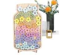 Barattolo Di Ricompensa - Contenitore Di Ricompensa Per L'apprendimento Déi Bambini In Legno Acrilico Da 25 Cm | Incentivo Motivazionale Per Il Monitoraggio Dei Lavori Domestici Dei Punti Stellari | U