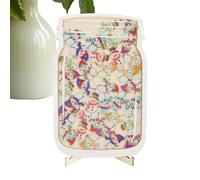 Barattolo di ricompensa magnetico, tabella magnetica per bambini, comportamentale, grafico da parete per scrittura a mano, routine mattutina, casa, scuola, allenamento per bambini