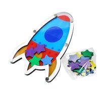 Barattolo di ricompensa per l'aula - Barattolo ricompensa a forma di con stelle - Grafico delle ricompense per bambini, barattoli motivazionali per l'uso del vasino, allenamento a casa, gestione del c