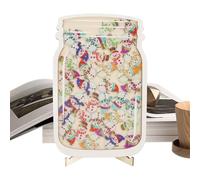 Barattolo di ricompensa, sistema di ricompensa Star Jar per bambini, tabella del sistema di lavoro Forniture per allenamento comportamentale per insegnanti quotidiani a casa, scuola, scuola mattutina