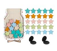 Barattolo di ricompensa stellare, barattolo di ricompensa, vaso di ricompensa motivare il buon comportamento, classifiche stellari per il comportamento dei bambini, barattolo di ricompensa per classe,