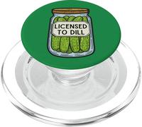 Barattolo di sottaceti concesso in licenza a Dill Funny Pickle Pun PopSockets PopGrip per MagSafe