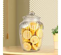 Barattolo di vetro grande, barattolo per alimenti ermetico riutilizzabile