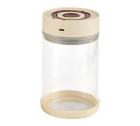 Barattolo di vetro per sottovuoto automatico, facile controllo a pulsante, per caffè, tè e conservazione degli alimenti secchi, 800/1000/1200 ml