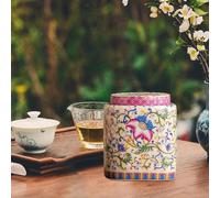 Barattolo di zenzero in ceramica con coperchio sigillato chinoiserie smalto vaso