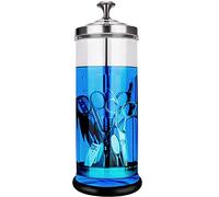 Barattolo disinfettante in vetro resistente per strumenti per unghie e strumenti da parrucchiere, 1500 ml