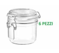 BARATTOLO ERMETICO 6 PEZZI LT. 0,200 BORMIOLI FIDO TERRINA FUNGHI CONFETTURE