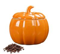 Barattolo in ceramica a forma di , contenitore per alimenti a forma di , contenitore ermetico in ceramica per alimenti, decorazione autunnale per cucina, barattolo per dolci del