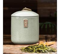 Barattolo in ceramica per conservare il tè, contenitore per caffè, dispensa,