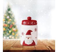 Barattolo in ceramica semplice con coperchio Snack Canister per condimenti