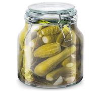 Barattolo in vetro brevettato con clip IRMA 2,4 l