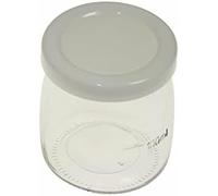 BARATTOLO IN VETRO + COPERCHIO ADATTO PER ARIETE MACCHINA YOGURT YOGURELLA 617