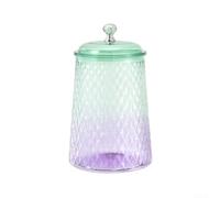 Barattolo in vetro impilabile per un uso efficiente della dispensa, con design piatto e base per risparmiare spazio quando si conservano più unità insieme (9L)