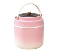Barattolo isolante 40oz in acciaio inox a prova di perdite, doppia camera | Design a doppia camera, separa bagnato e asciutto, previene il fango, ideale per insalata e zuppa