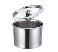 Barattolo magnetico in acciaio inox per condimenti da cucina con coperchio opzionale, progettato per conservare varie spezie e utilizzare come bacino per sbattere le uova, compatto e funzionale per
