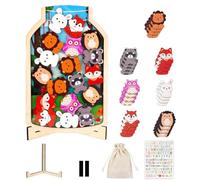 Barattolo magnetico per ricompensa, per bambini, con 28 gettoni animali, grazioso barattolo per insegnanti, genitori, casa, scuola, aula