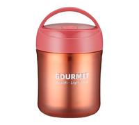 Barattolo per alimenti isolato sotto vuoto, 500 ml, a prova di perdite, in acciaio inox, con coperchio per maniglia, contenitore per alimenti caldi o freddi, zuppe, liquidi, scaldavivande
