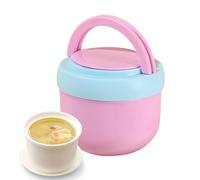 Barattolo per alimenti isolato sottovuoto, adatto al microonde, a prova di perdite, contenitore termico per il pranzo, per viaggi, pendolarismo, campeggio, scuola, casa, ufficio, scuola