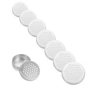 Barattolo per Aromi 60ml 10 Pezzi in Alluminio Argento