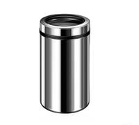 Barattolo per caffè in acciaio inossidabile con coperchio trasparente ermetico, barattolo con guarnizione filettata per zucchero, tè, caramelle, contenitore a prova di perdite, colore argento (1500 ml