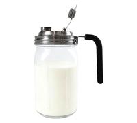 Barattolo per conserve - versamento: questo barattolo per conserve in con coperchio ha un manico più spesso e dal design ergonomico che garantisce una presa completamente sicura e un versamento