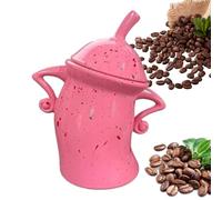 Barattolo per il tè con carattere, barattoli per alimenti con coperchio | Simpatico e sfacciato barattolo per tè, caffè, spezie e sali da bagno; un barattolo decorativo con coperchio per conservare