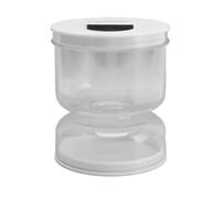 Barattolo Per Sottaceti, Contenitore Ermetico Sottaceto a Clessidra Con Colino a Ribalta Secchio Jalapeno D'Oliva Pickle Jar Barattoli Separatore di Succo Ermetici Prova di Perdite Olive Coperchio