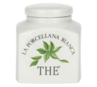 Barattolo per The La Porcellana Bianca serie Deco medio