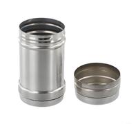 Barattolo portaspezie da cucina in acciaio inox, perfetto per conservare condimenti (S)
