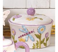 Barattolo portavivande biscottiera gr collezione SpringTime di Mandorle cm.17 x 14 PB11771