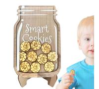 Barattolo ricompensa in legno - Barattolo stella riutilizzabile per bambini | Grafico delle ricompense positive | Ideale per la gestione della classe, la routine quotidiana e la motivazione dei bambin