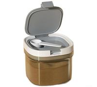 Barattolo Sigillato a Strati per Conservazione per caffè e Formula - Dispenser con e Livellatore 12x12x10cm(800ml)