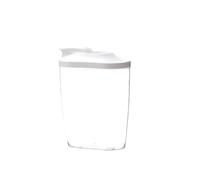 Barattolo sigillato for cereali da 8 pezzi, 1000/1500 ml, grande capacità, contenitore in plastica for alimenti, asciutto for uso domestico, forniture cucina(White- 1500ML)