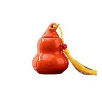 Barattolo sigillato in ceramica, Barattoli sigillati in ceramica con mini e piccole zucche for pillole multicolori da 25 ml a 45 ml alle erbe del tè(Minigourd-orange(25ml))