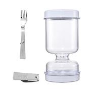 Barattolo Sottaceti A Clessidra Dispenser Secco E Umido Sottaceti Barattolo A Clessidra Contenitore Cetriolo per Separatore Succo Vaso Separazione Secco E Umido Sottaceti